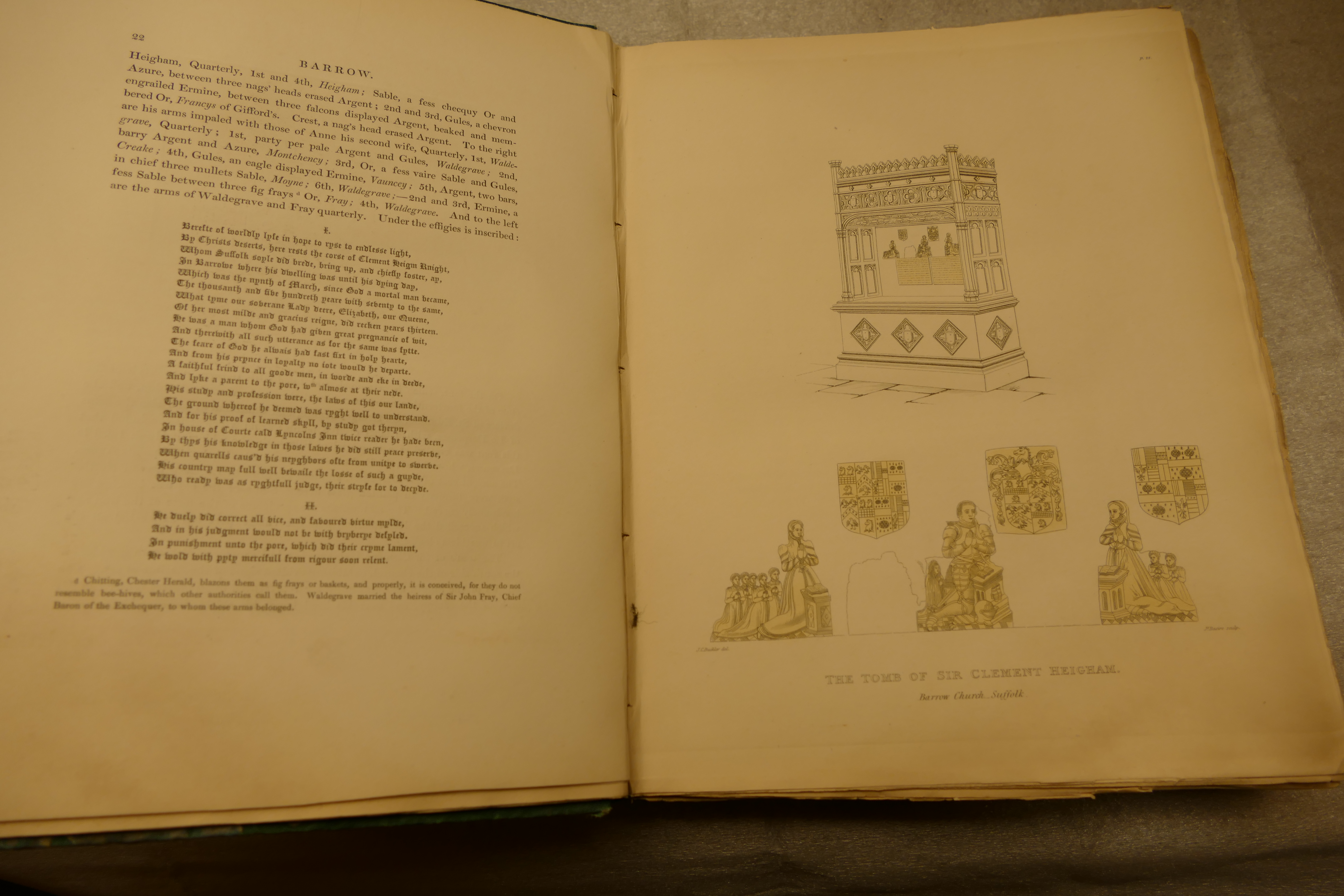 GAGE, John, History and Antiquities of Suffolk: Thingoe Hundred, John Deck, Bury St Edmunds 1838, - Bild 3 aus 4