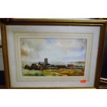 Assorted watercolours, to include N Oxley - Unnamed Bridge, John Snelling - Norfolk landscape,