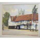 Robin Mackervoy - Waltham Abbey, watercolour, signed lower right,