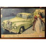 The Daimler Conquest promotional poster print,