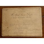 Alfred Swaine Taylor's admission card as a pupil to Guy's & St Thomas's Hospitals, for 1823/24,