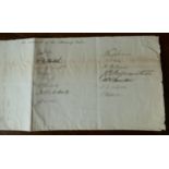 A subpoena to Alfred Swaine Taylor signed by Chief Justice Ellenborough, 1832,