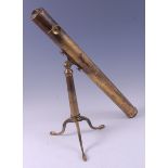 Alfred Swaine Taylor's telescope, the lacquered brass telescope having tilt action,