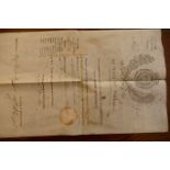 Passport issued to Alfred Swaine Taylor for travel in France in 1828,