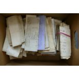 Three archive boxes of press cuttings, including some notes and letters,
