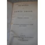 DICKENS Charles, The Mystery of Edwin Drood, London 1870, first edition, 8vo cloth,
