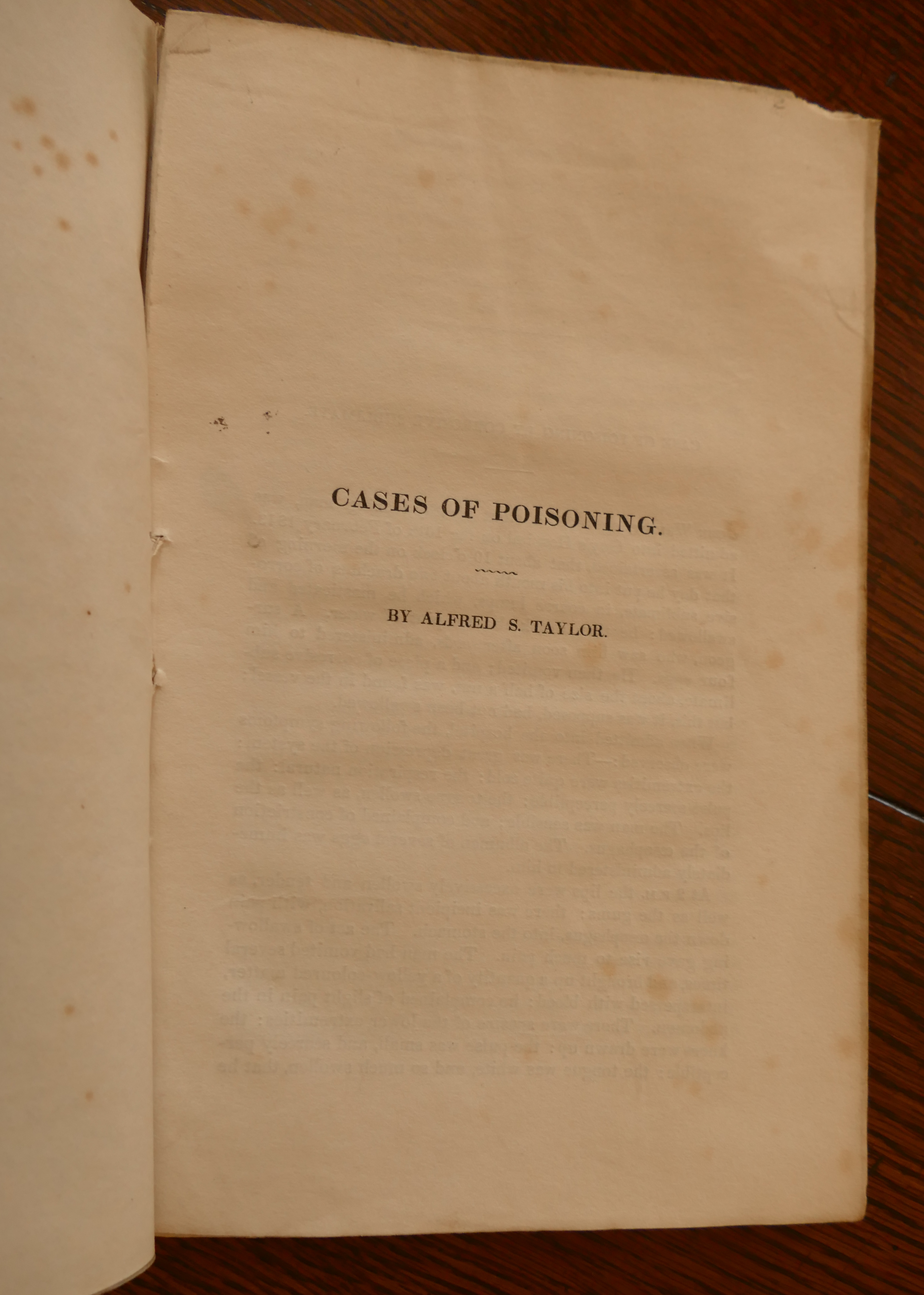 TAYLOR, Alfred S., Cases of Poisoning, n.d. - Image 2 of 2