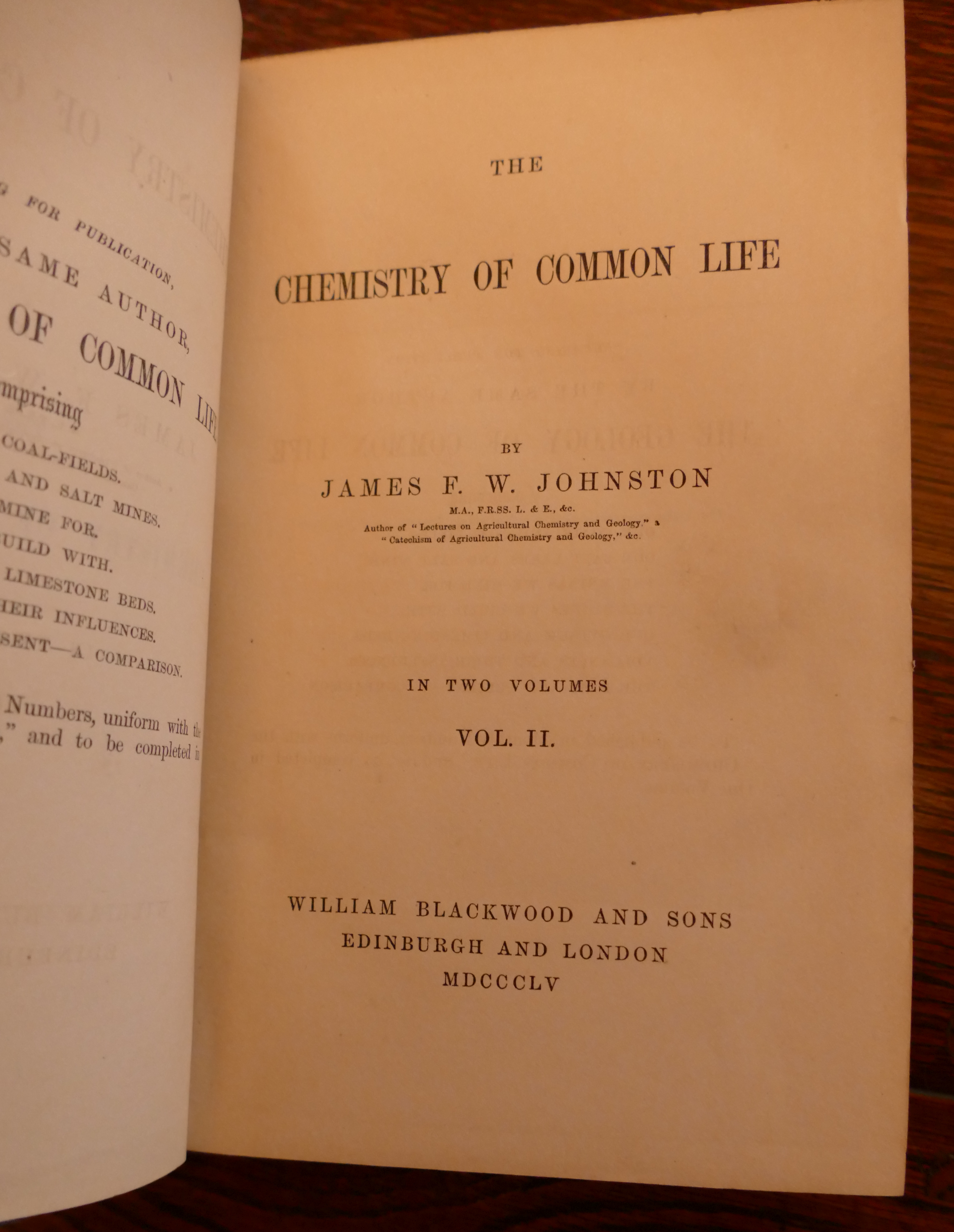 GOWER Charles Foote, The Scientific Phenomena of Domestic Life, London 1847, - Image 2 of 4