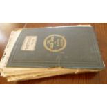 Box; Alfred Swaine Taylor bundle of manuscript notes on metals, approx 8vo size,