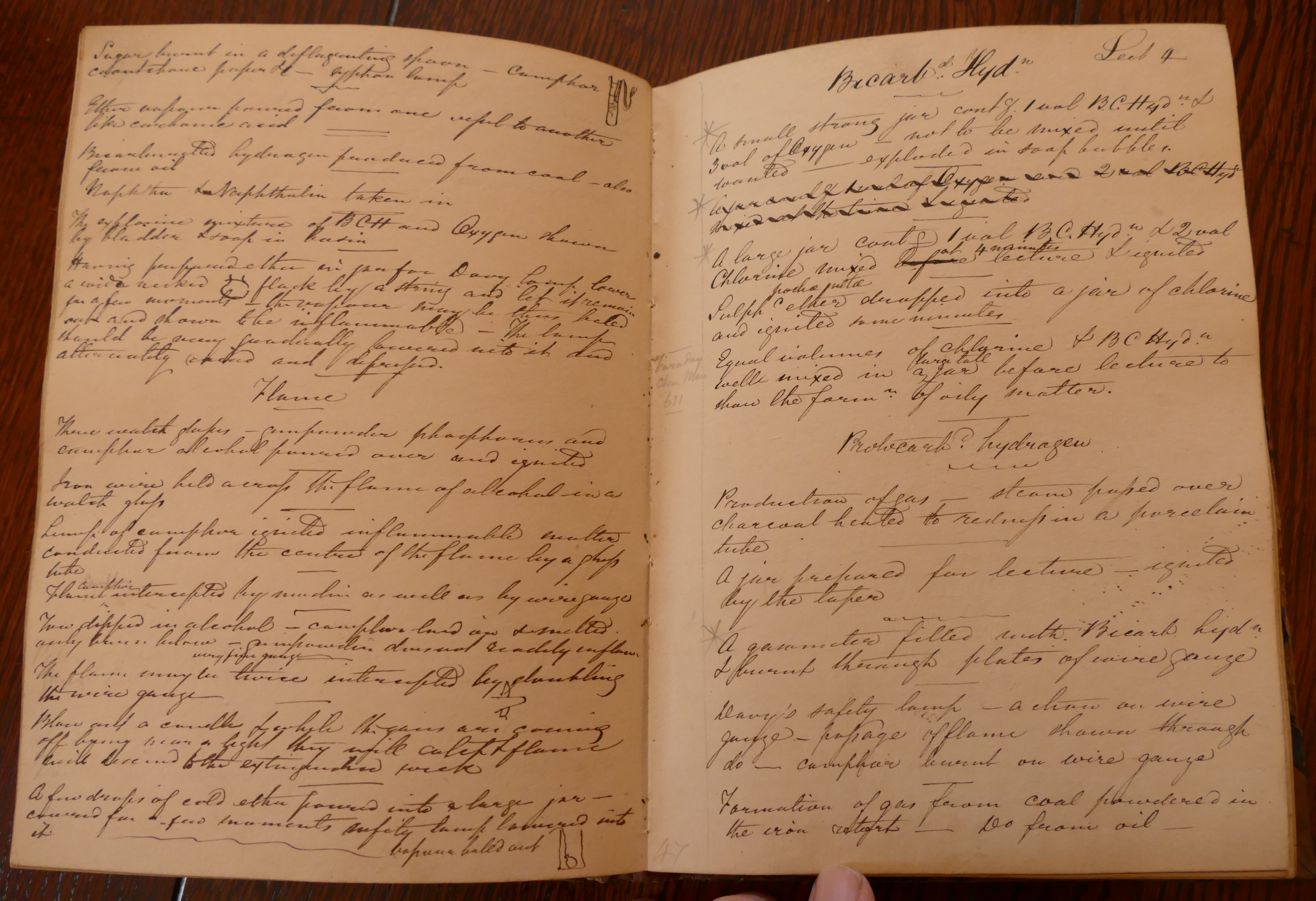 Mss notebook, approx 17 x 23cm, approx 150pp, - Image 3 of 4