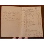 Small account book, approx 10 x 15cm, 64pp, Alfred S.