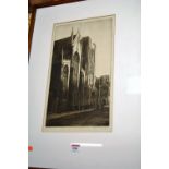 Alfred Blundell (1883-1968) - The Cathedral of St James, and The Norman Tower, Bury St Edmunds,