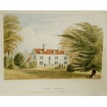 Henry Davy (1793-1865) - Barham Parsonage, watercolour, signed and dated lower left 1853, 17.