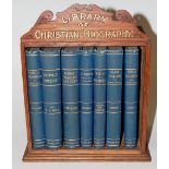 Library of Christian Biography, Morgan & Scott, circa 1880, seven volumes,