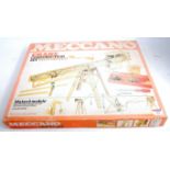 Meccano crane construction set, appears unused,