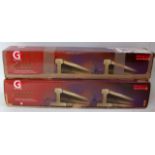Piko G scale track, two boxes approx 22 x 24" lengths,