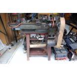 Myford Reg No 53975 circa 1940's workshop lathe with 3-4 chuck fitted,