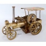 A Wilesco Old Smokey single cylinder traction engine,