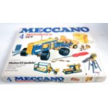 Late 1970's meccano No 4 motorised set,