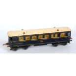 Hornby 1932-41 Riviera Blue Train Dining Car - some small marks to sides and chips to roof (G)