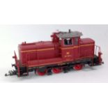 Two G scale Piko diesel 0-6-0 locos, (1) Ref 37140 red (E) incorrect box,