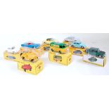 Eight various boxed Dinky Toys Atlas edition diecast vehicles to include No. 181 VW No.