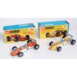 A Corgi Toys boxed F1 racing diecast group to include No. 158 Lotus Climax F1, and No.