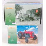 A Universal Hobbies boxed farming diecast group, to include two boxes examples,