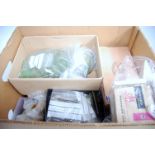 A box containing a large quantity of various Britains hollow cast lead and plastic garden series