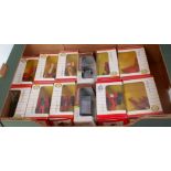Twelve various boxes Ertl vintage farm classics farming diecast and farming implements,