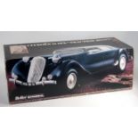 A Heller Humbrol 1/8 scale plastic kit for a Citroen 15 6 traction Avant,