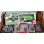 Seven various boxed Siku, Schuco, and Universal Hobbies boxed farming implement diecast,