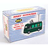 A Dinky Toys empty box for No.