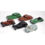 Collection of loose Dinky Toys and Spot On diecast vehicles, 6 examples to include Spot On Mini Van,