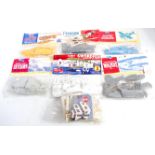 Six various bagged Airfix 1/72 scale plastic aircraft kits to include The Fairey Swordfish torpedo