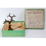 A Britains Farm Series set 7F titled Tree & Gate pre-war example comprising of tree and white farm