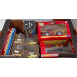 Eight various boxed Britains, Universal Hobbies, and Ertl mixed scale farming diecast,