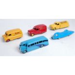 Four various loose Dinky Toys and Corgi Toys diecast vehicles,