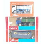 Three various window boxed Tekno commercial vehicles and accessories, to include No.