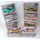 AMT/ERTL 1.25 scale 1991-93 Nascar Series, sealed ex shop stock - 8 Kits 8752 'Interstate' D.