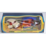Corgi Toys, Gift Set 38, Mini 1000 Camping Set, comprising Mini 1000, tent, BBQ,