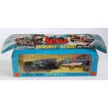 A Corgi Toys gift set 3 Batman, Batmobile and Bat boat,