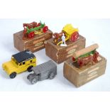 A collection of various diecast models to include Benbros Qualitoy TV series boxed examples