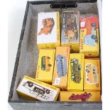 Nine various boxed Atlas edition and Dan Toys reproduction Dinky Toys diecast to include No.