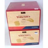 A Britains First Gear modern release The American Revolution Yorktown boxed diorama accessory group,