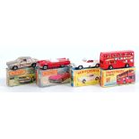 Four various boxed Matchbox Superfast and 1-75 series diecast models, all in original boxes,