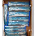 Ten various boxed Triang Minic Hornby 1/1200 scale diecast ships,