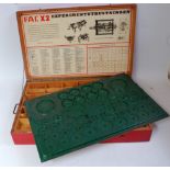 Empty Box for a FAC X2 of Sweden Universal Construction Kit, with plastic and wooden tray,