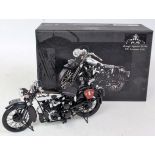 A Minichamps 1/12 scale of a Brough Superior SS100 TE Lawrence 1932 motorcycle,