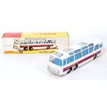 Dinky Toys, 952, Vega Major Luxury Coach, white body with blue interior,